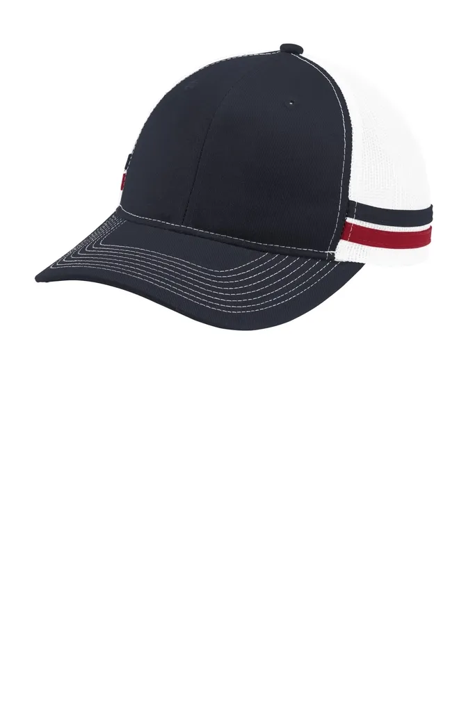 Port Authority ® Two-Stripe Snapback Trucker Cap. C113 - additional view 2