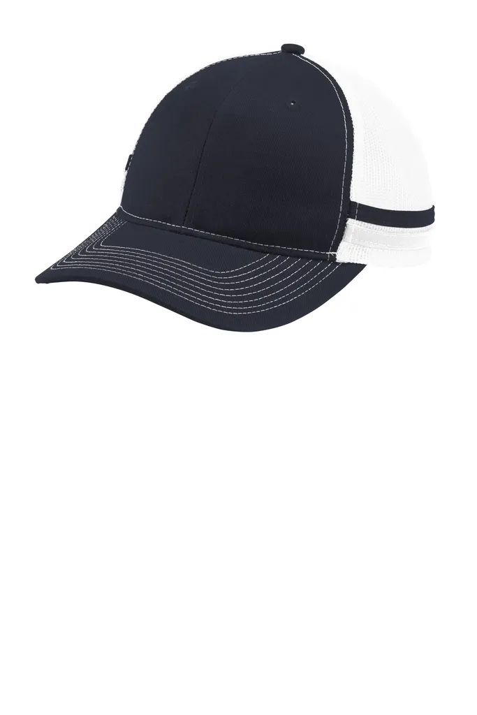 Port Authority ® Two-Stripe Snapback Trucker Cap. C113 - additional view 1