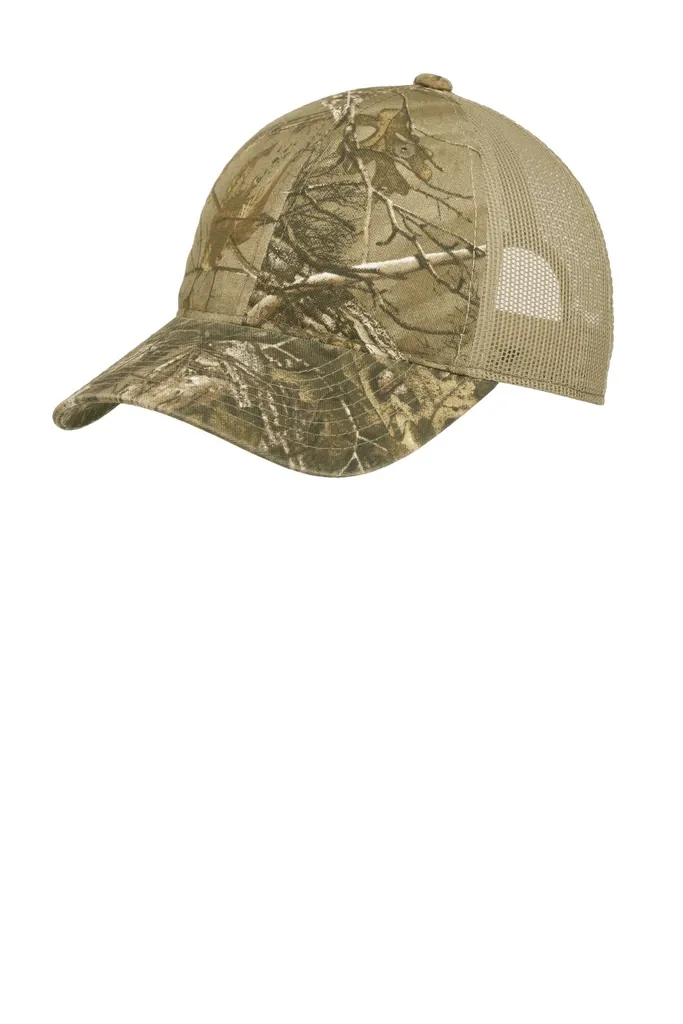 Port Authority® Unstructured Camouflage Mesh Back Cap. C929 - additional view 1