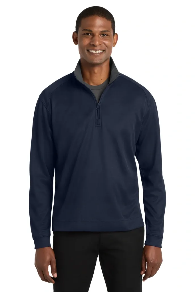 Port Authority® Vertical Texture 1/4-Zip Pullover. K805 - additional view 1