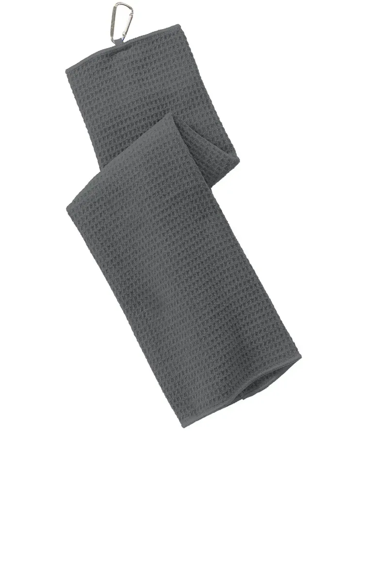 Port Authority® Waffle Microfiber Golf Towel. TW60 - additional view 2