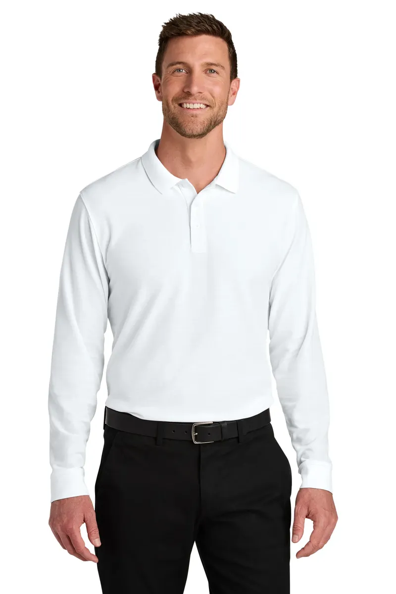 Port Authority® Wearever Signature Pique Long Sleeve Polo K200LS - additional view 5