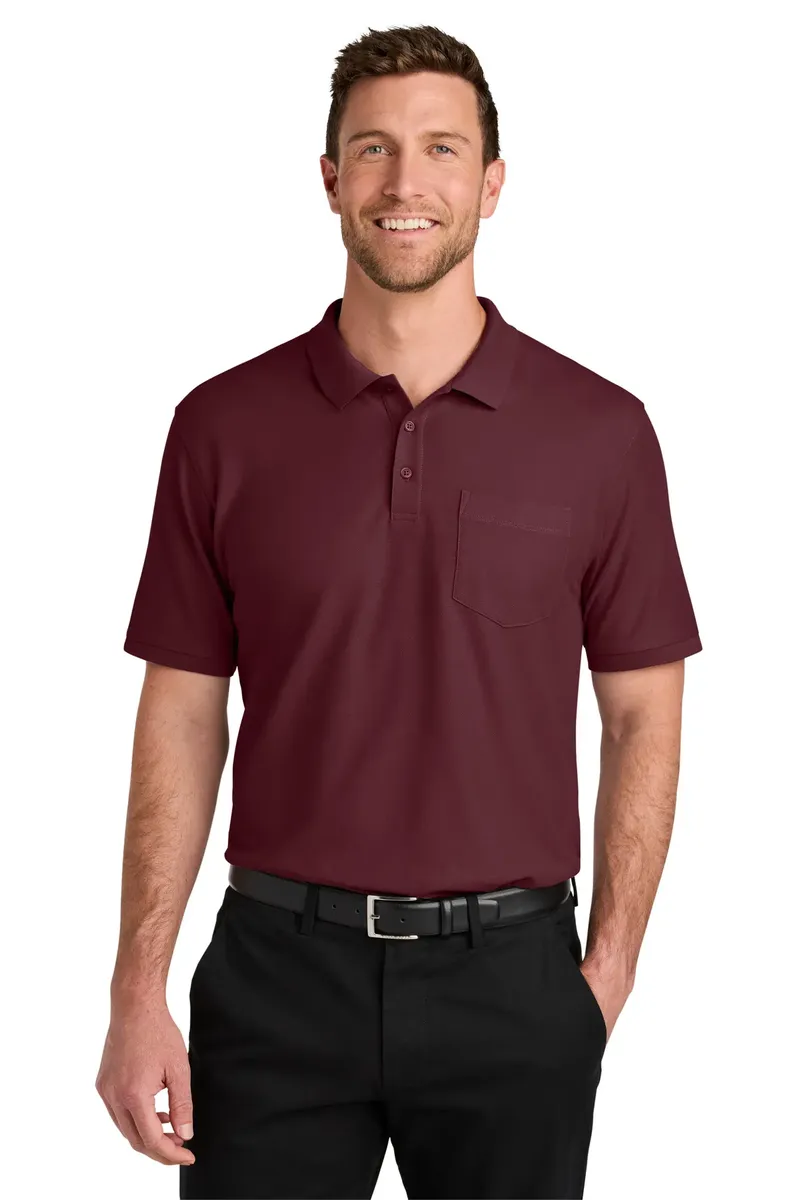 Port Authority® Wearever Signature Pique Pocket Polo K200P - additional view 4