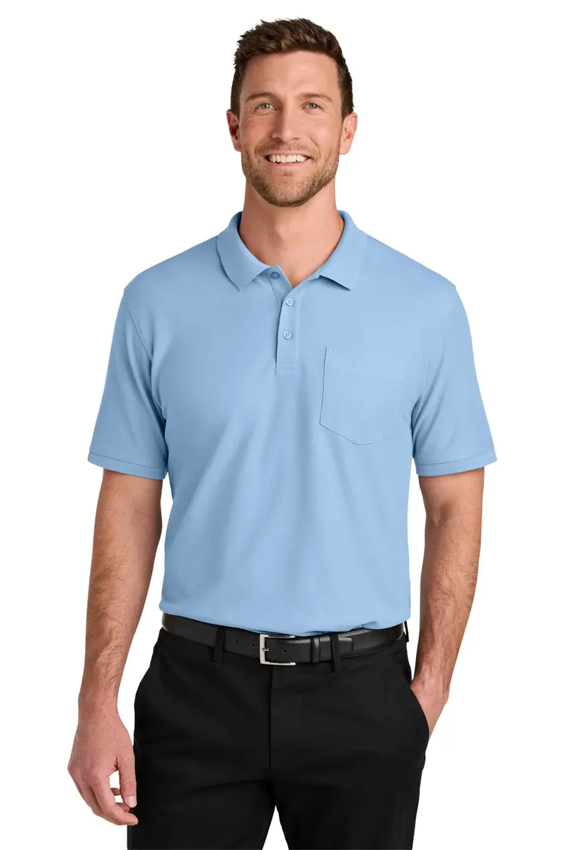 Port Authority® Wearever Signature Pique Pocket Polo K200P - additional view 2