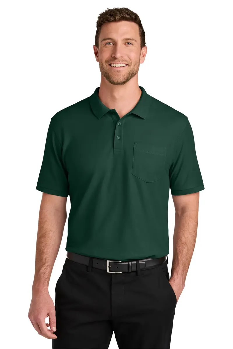 Port Authority® Wearever Signature Pique Pocket Polo K200P - additional view 1