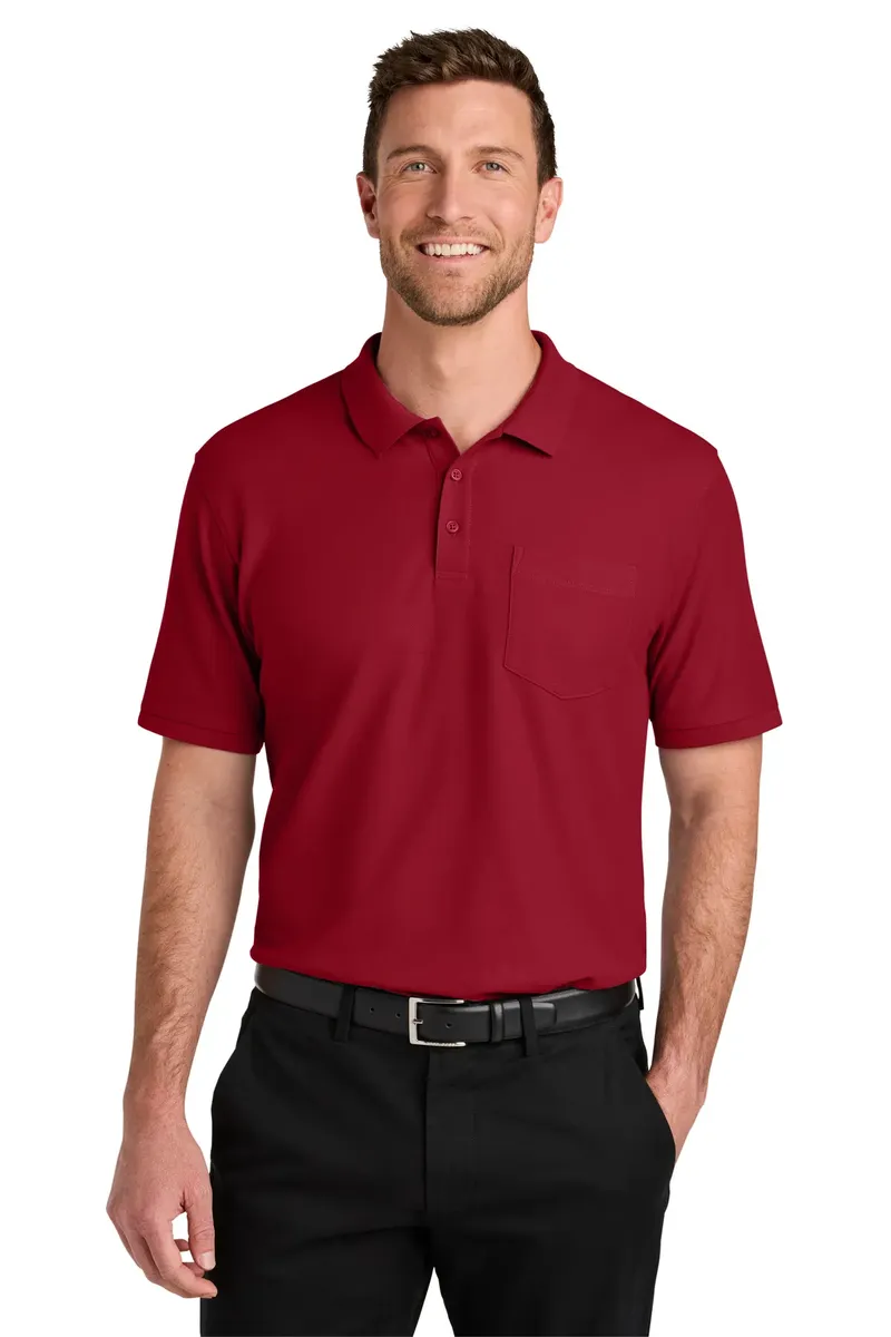 Port Authority® Wearever Signature Pique Pocket Polo K200P - additional view 7