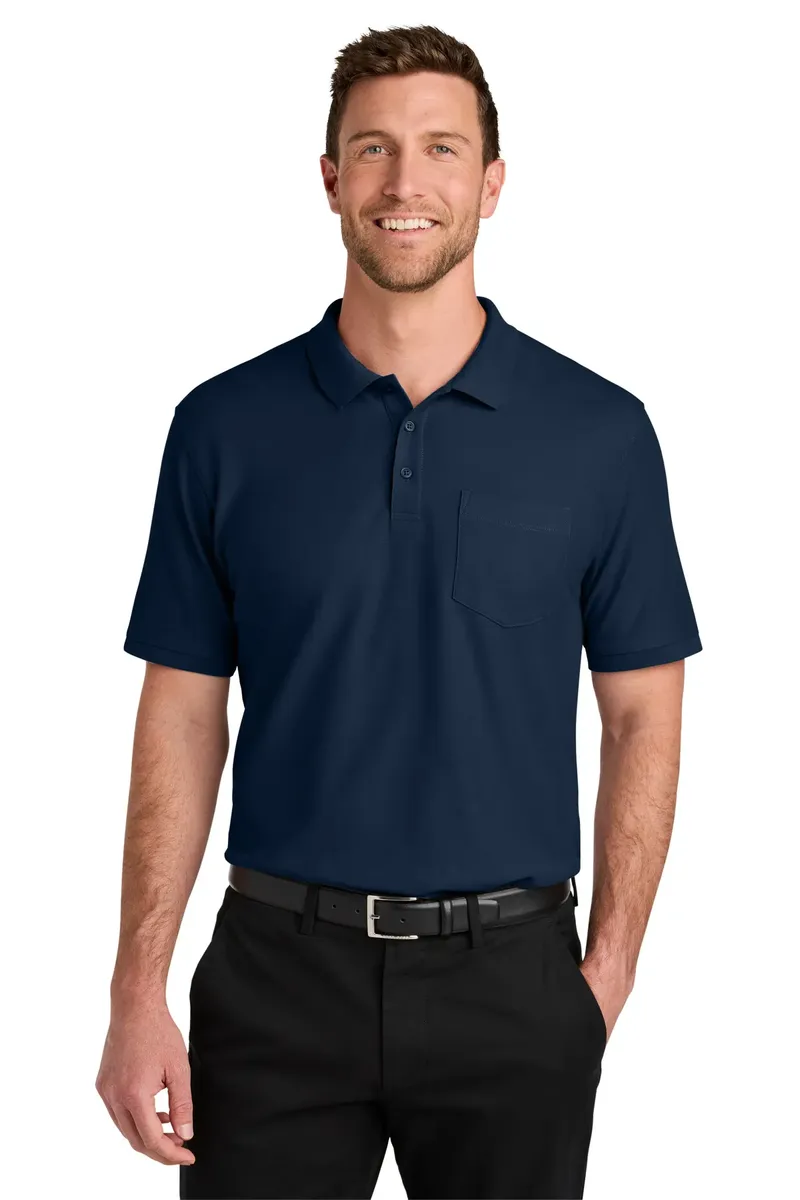 Port Authority® Wearever Signature Pique Pocket Polo K200P - additional view 8