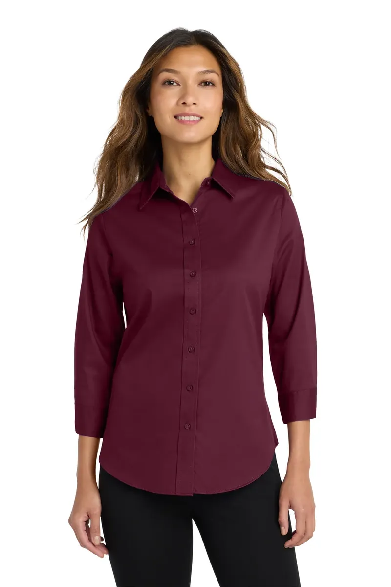 Port Authority® Women's 3/4-Sleeve Easy Care Shirt. L612 - additional view 2