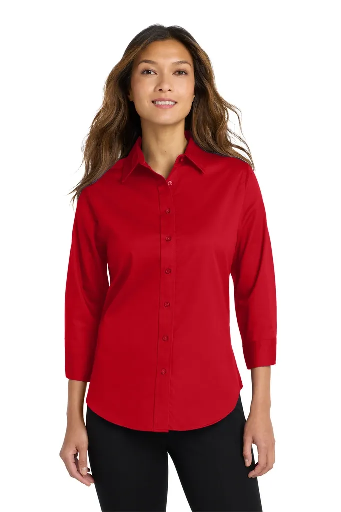 Port Authority® Women's 3/4-Sleeve Easy Care Shirt. L612 - additional view 4