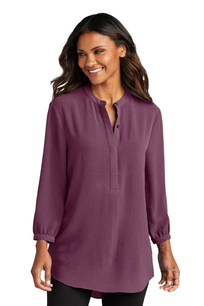 Port Authority® Women's 3/4-Sleeve Textured Crepe Tunic LW713 - additional view 3