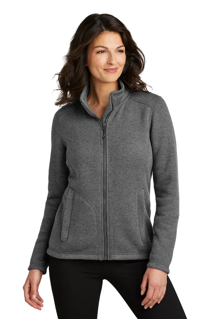 Port Authority® Women's Arc Sweater Fleece Jacket L428 - additional view 1