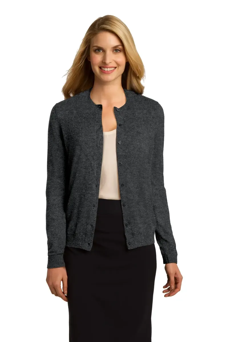 Port Authority® Women's Cardigan Sweater. LSW287 - additional view 1
