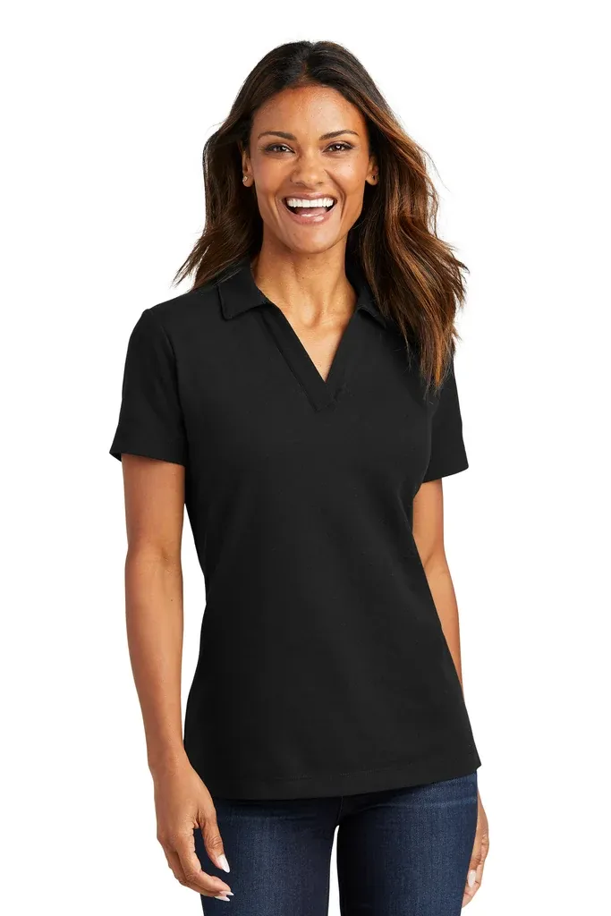 Port Authority® Women's C-FREE® Cotton Blend Pique Polo LK867 - additional view 1