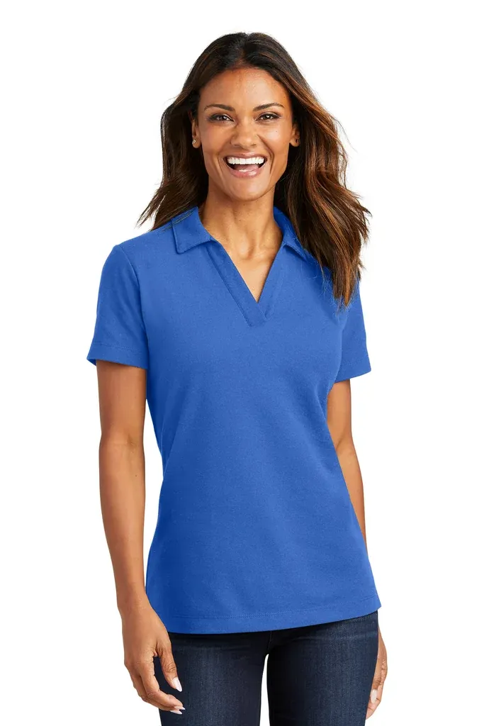 Port Authority® Women's C-FREE® Cotton Blend Pique Polo LK867 - additional view 6