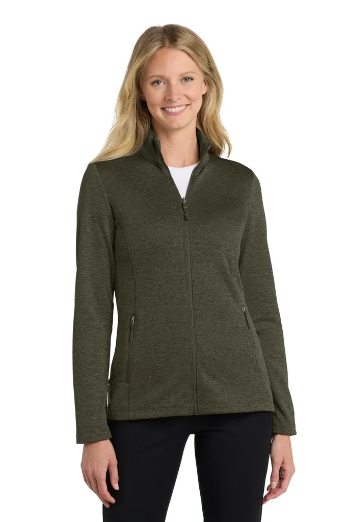 Port Authority ® Women's Collective Striated Fleece Jacket. L905 - additional view 1