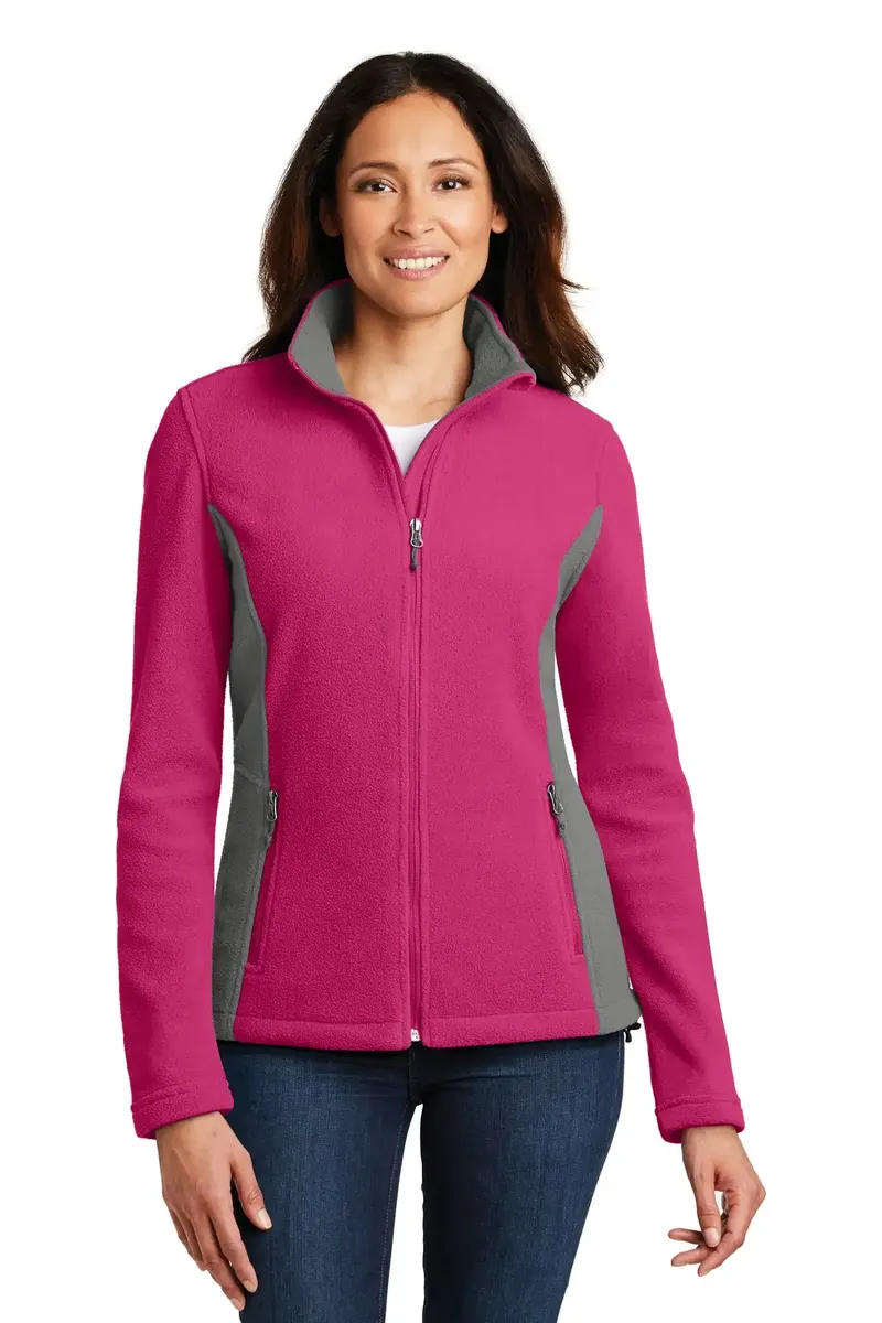 Port Authority® Women's Colorblock Value Fleece Jacket. L216 - additional view 2