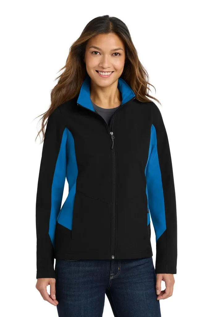 Port Authority® Women's Core Colorblock Soft Shell Jacket. L318 - additional view 2