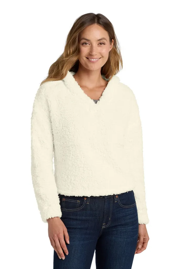 Port Authority ® Women's Cozy Fleece Hoodie. L132 - additional view 2