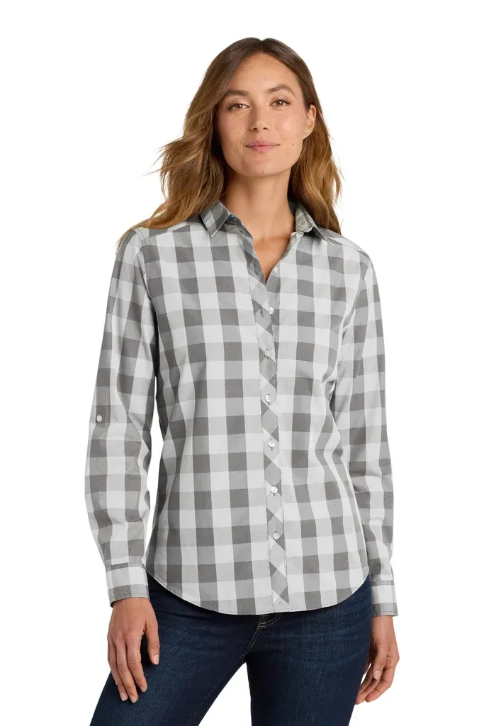 Port Authority® Women's Everyday Plaid Shirt. LW670 - additional view 2