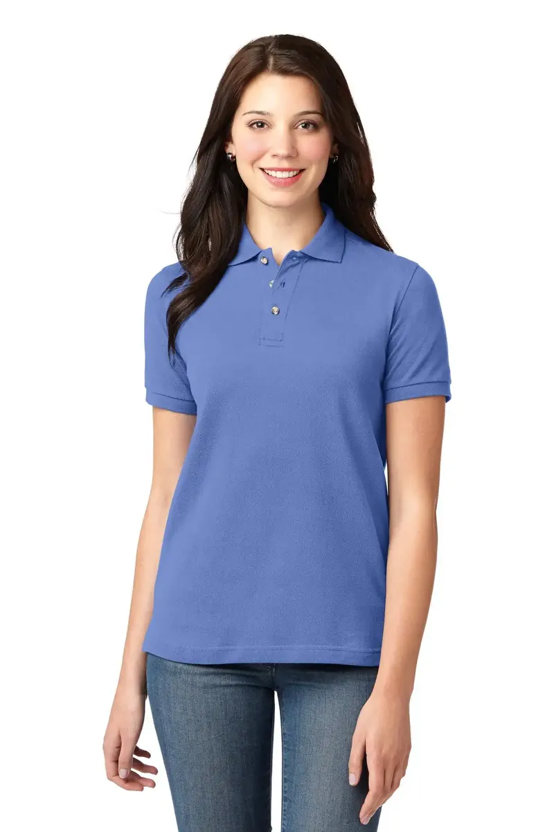 Port Authority® Women's Heavyweight Cotton Pique Polo.  L420 - additional view 4