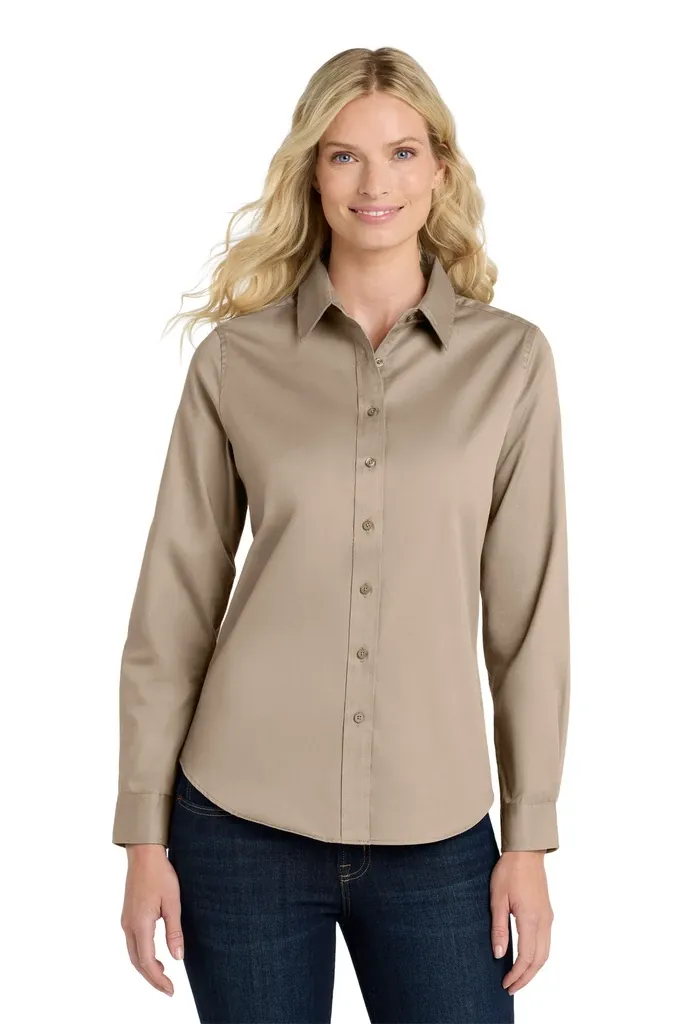 Port Authority® Women's Long Sleeve Easy Care Shirt.  L608 - additional view 16