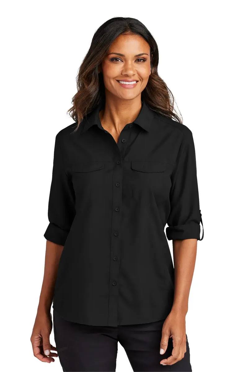 Port Authority® Women's Long Sleeve UV Daybreak Shirt LW960 - additional view 1