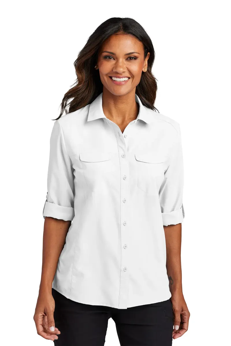 Port Authority® Women's Long Sleeve UV Daybreak Shirt LW960 - additional view 4
