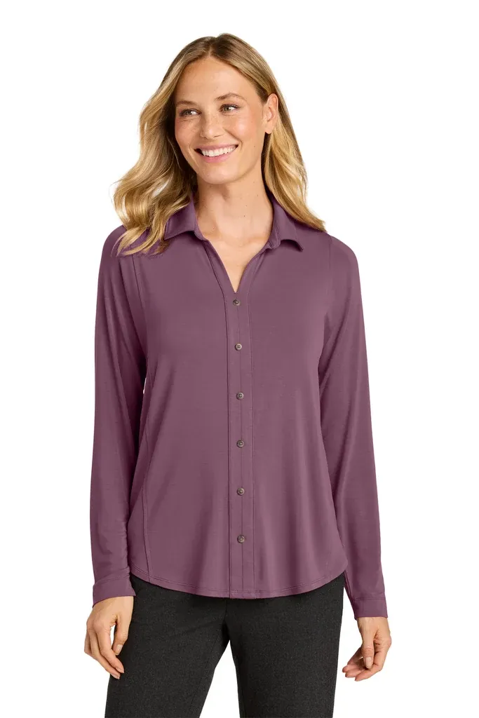 Port Authority® Women's Luxe Knit Button Tunic LK5602 - additional view 1