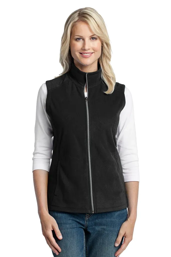 Port Authority® Women's Microfleece Vest. L226 - additional view 1