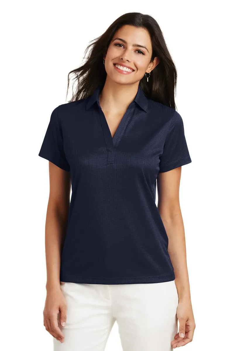 Port Authority® Women's Performance Fine Jacquard Polo. L528 - additional view 4