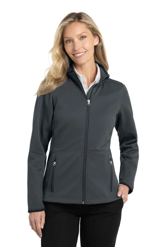 Port Authority® Women's Pique Fleece Jacket. L222 - additional view 1