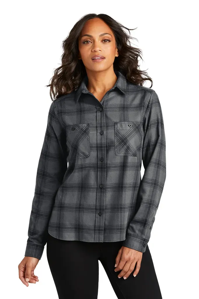 Port Authority® Women's Plaid Flannel Shirt LW669 - additional view 3