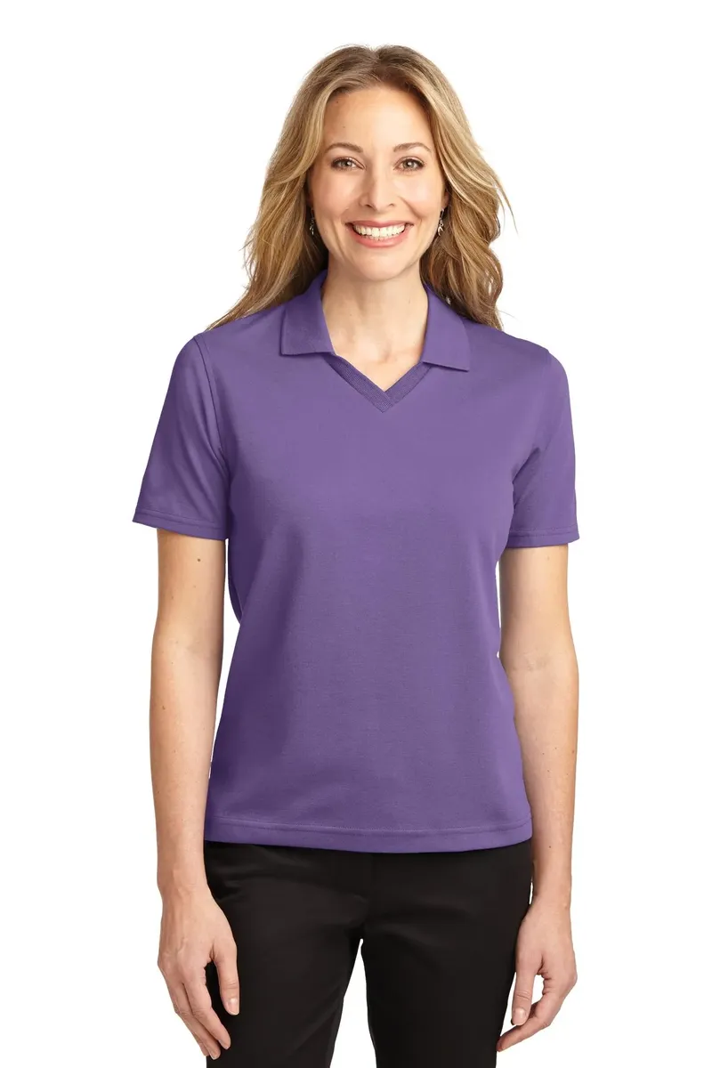 Port Authority® Women's Rapid Dry Polo.  L455 - additional view 3
