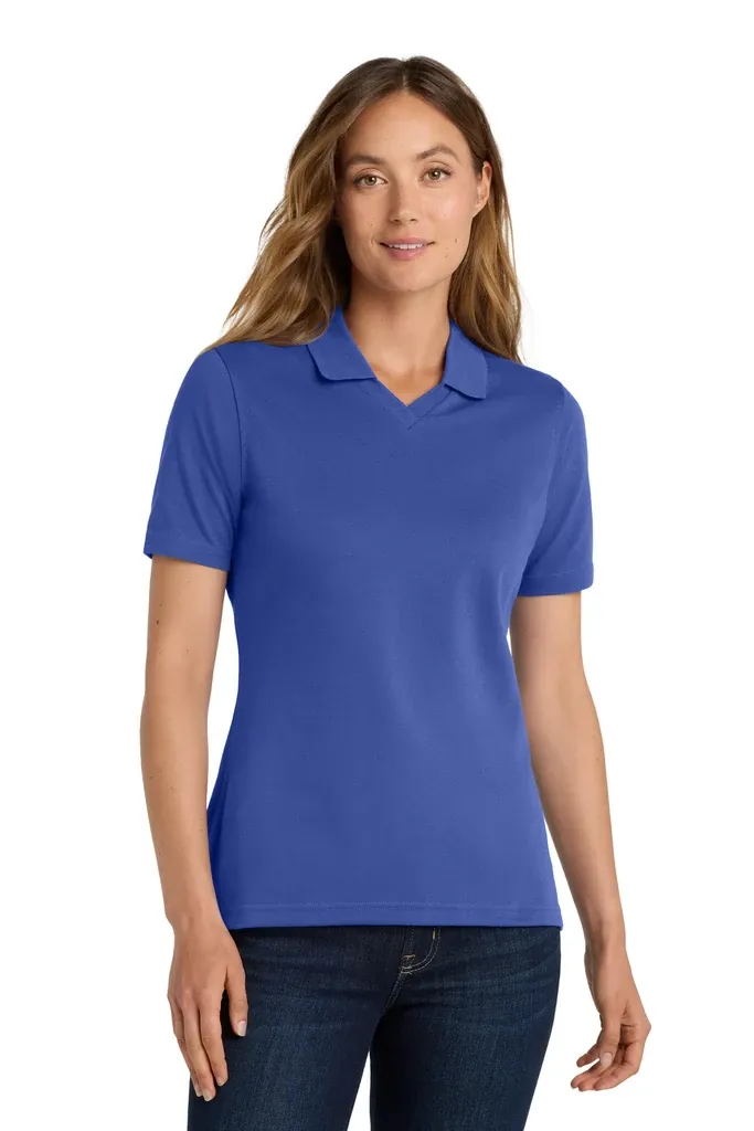 Port Authority® Women's Rapid Dry Polo.  L455 - additional view 2