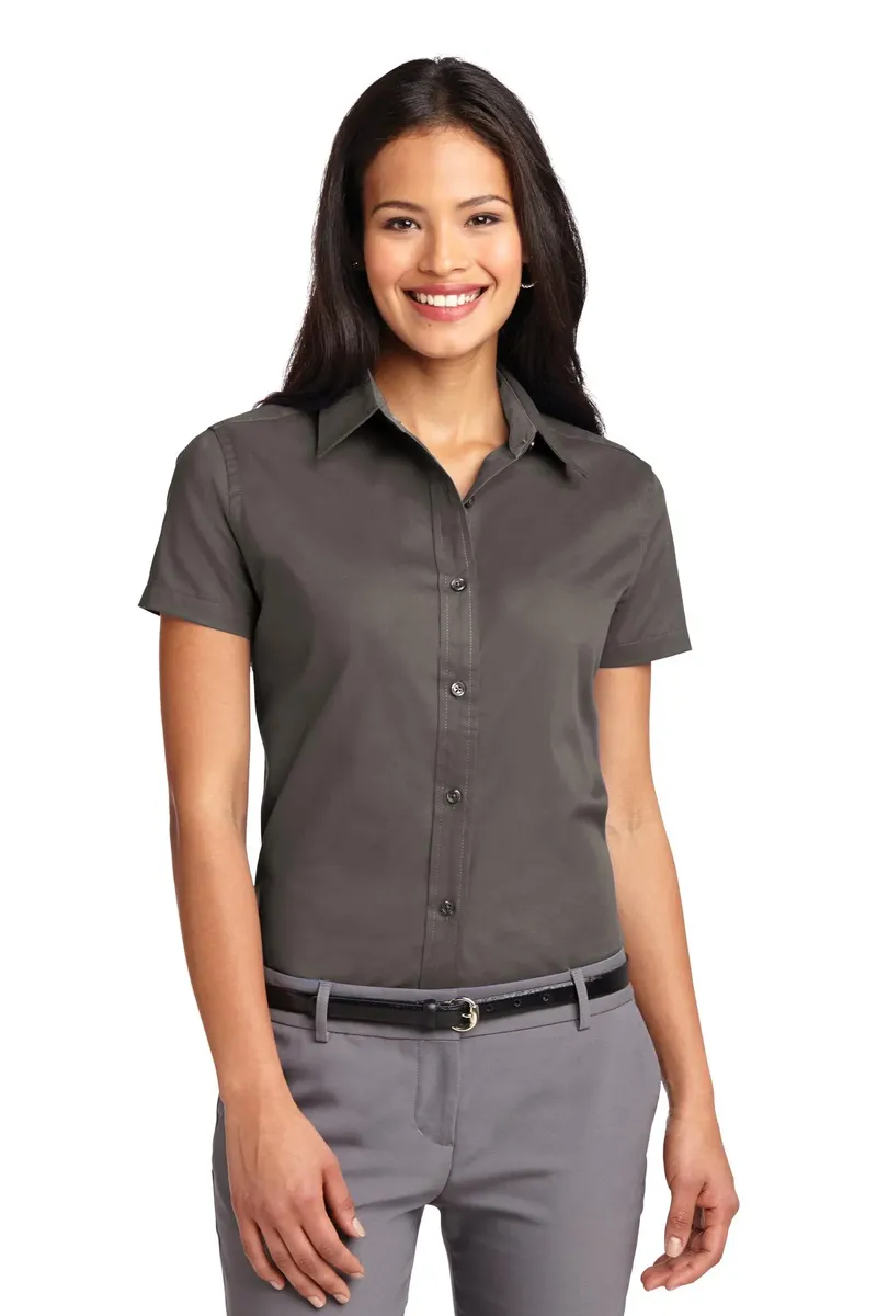 Port Authority® Women's Short Sleeve Easy Care  Shirt.  L508 - additional view 6