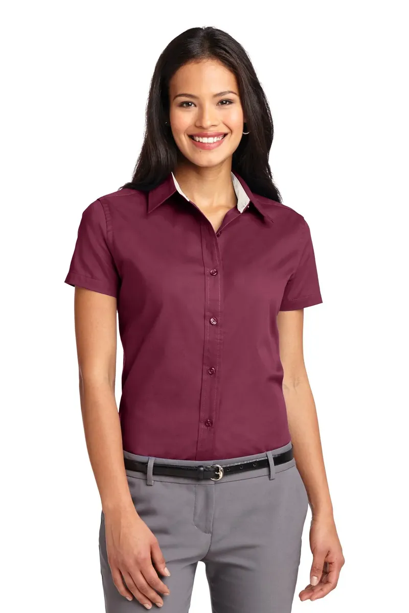 Port Authority® Women's Short Sleeve Easy Care  Shirt.  L508 - additional view 4