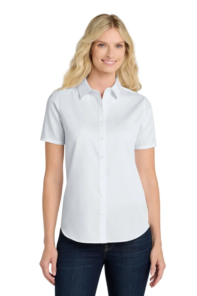 Port Authority® Women's Short Sleeve SuperPro ReactTwill Shirt. LW809 - additional view 11