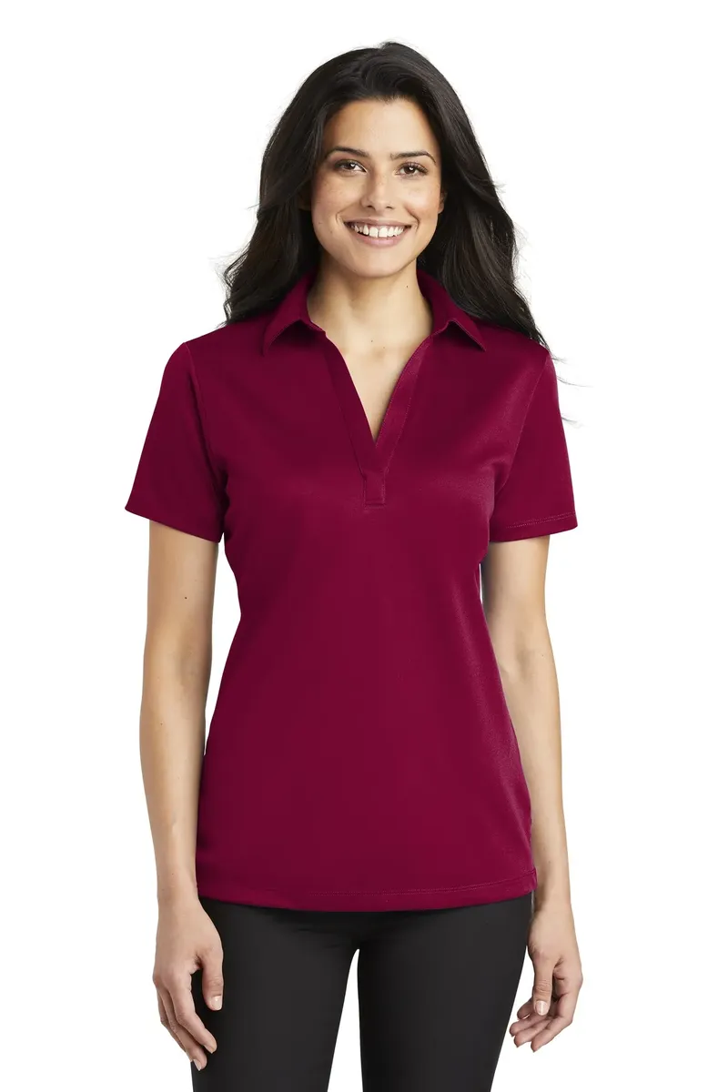 Port Authority® Women's Silk Touch Performance Polo. L540 - additional view 1