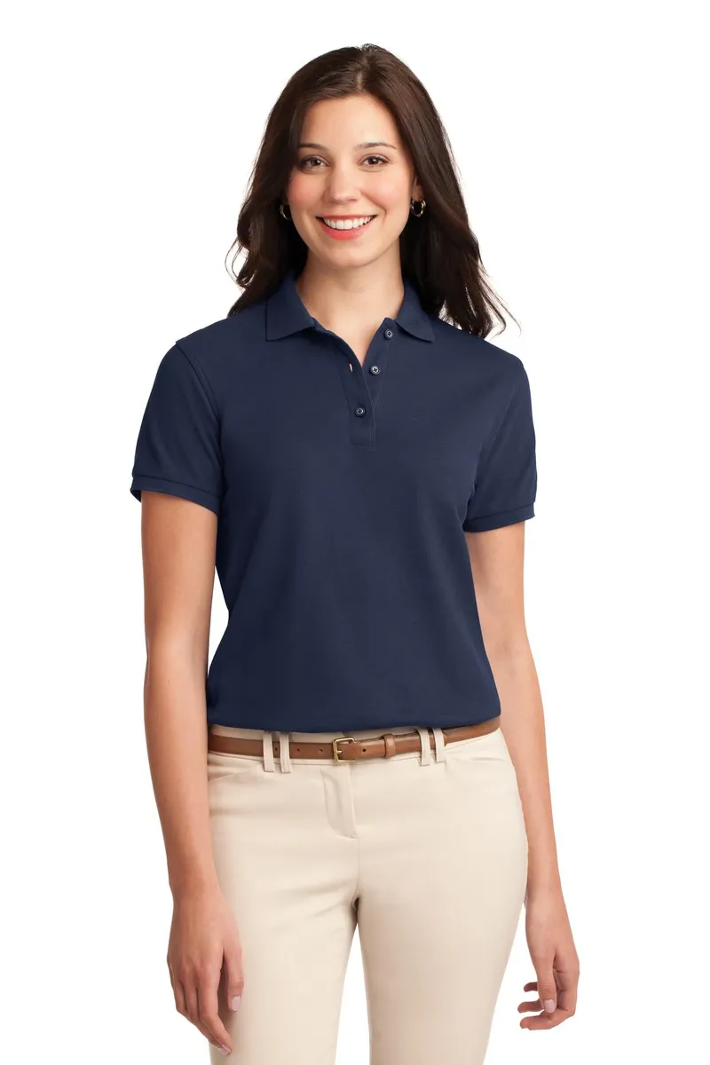 Port Authority® Women's Silk Touch Polo.  L500 - additional view 2