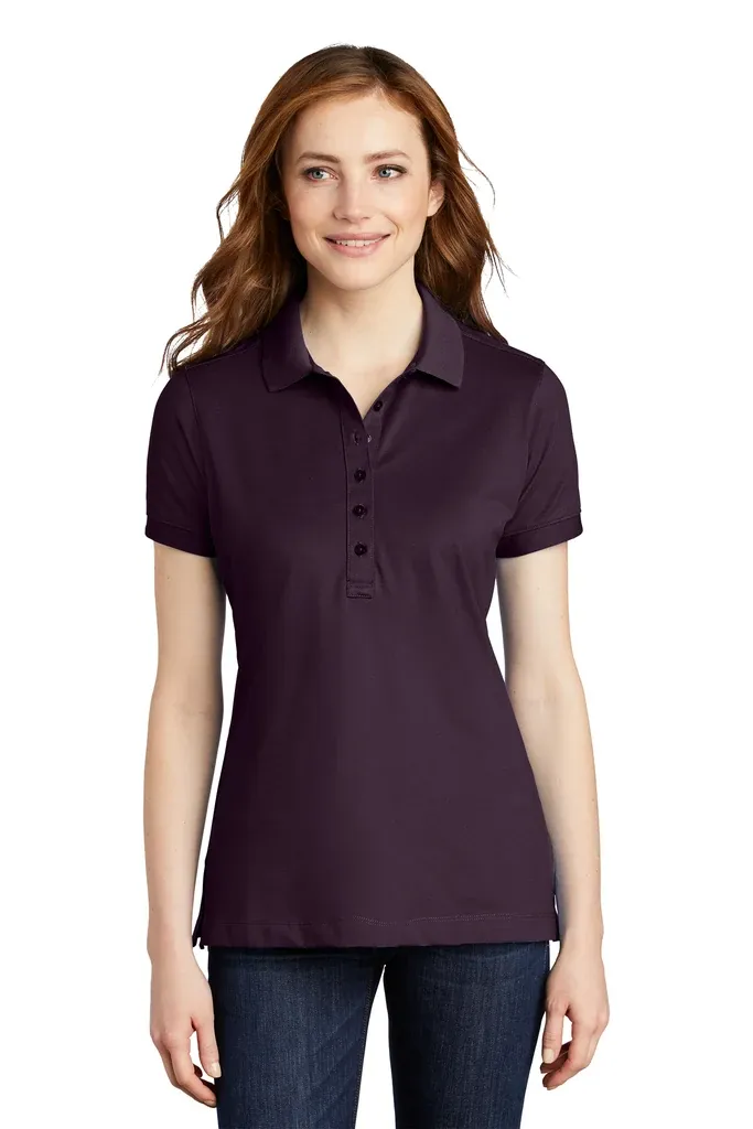 Port Authority® Women's Stretch Pique Polo. L555 - additional view 1