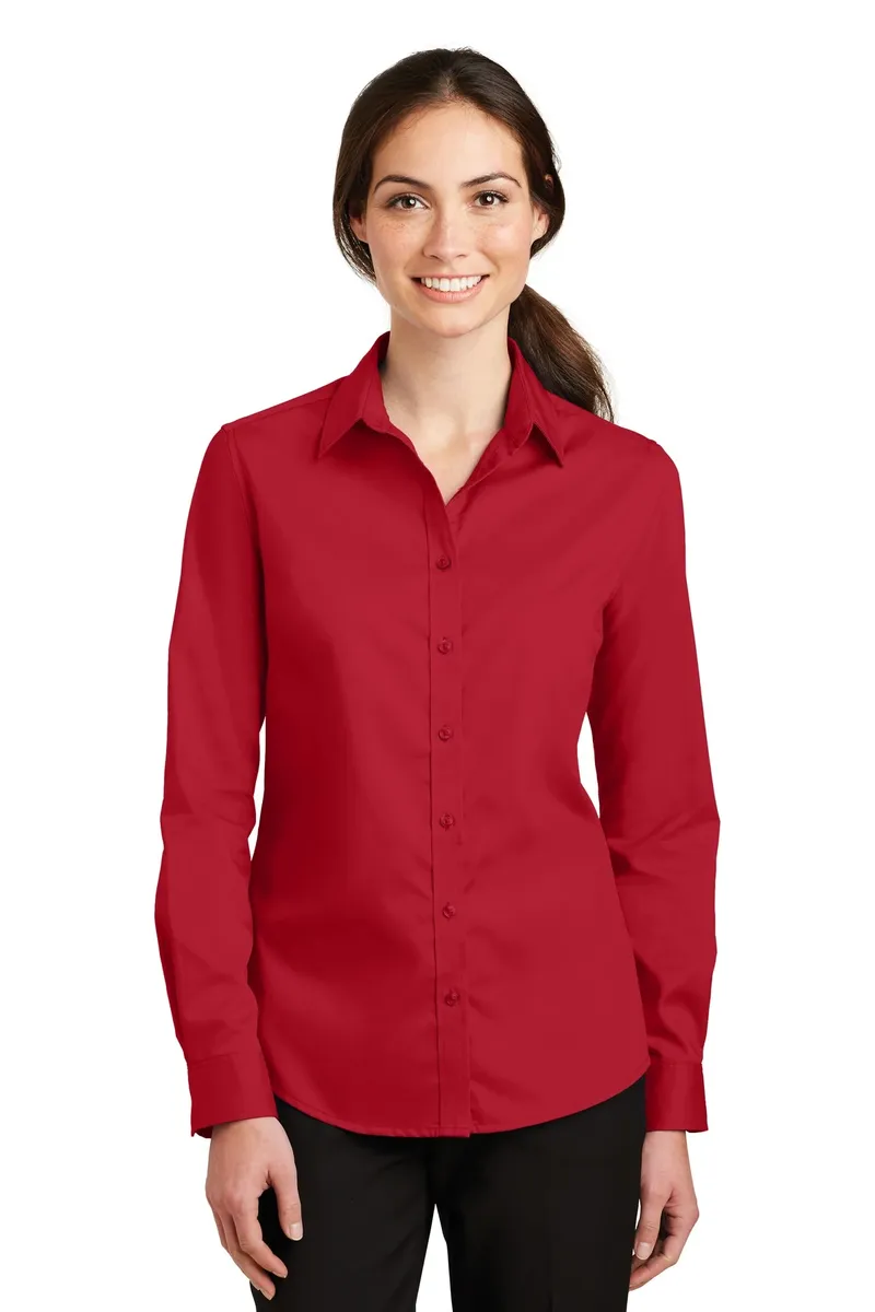 Port Authority® Women's SuperPro Twill Shirt. L663