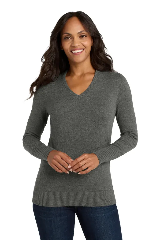 Port Authority® Women's V-Neck Sweater. LSW285