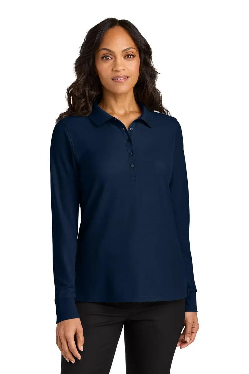 Port Authority® Women's Wearever Signature Pique Long Sleeve Polo LK200LS - additional view 3