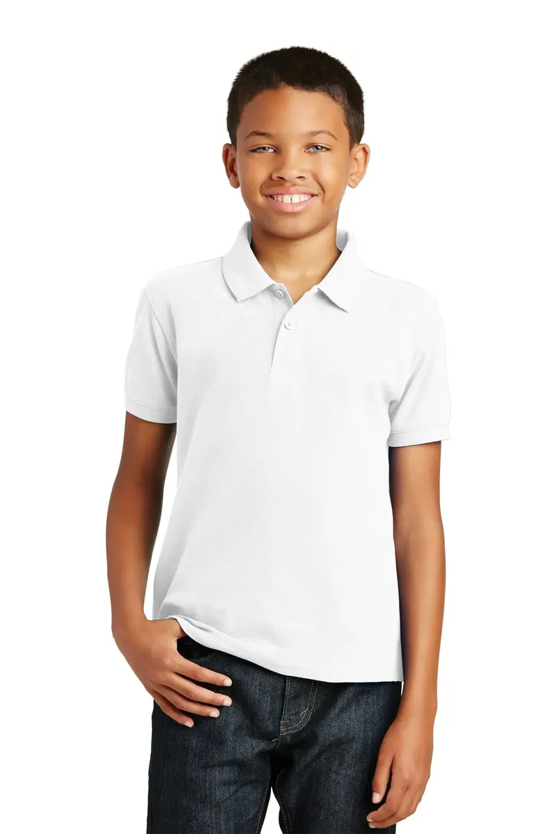 Port Authority® Youth Core Classic Pique Polo. Y100 - additional view 5
