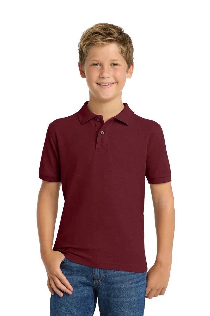 Port Authority® Youth Silk Touch Polo.  Y500 - additional view 6
