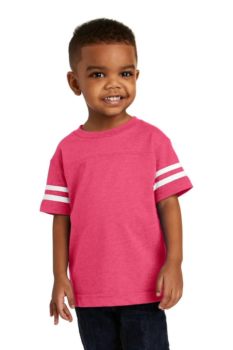 Rabbit Skins Toddler Football Fine Jersey Tee. RS3037 - additional view 4