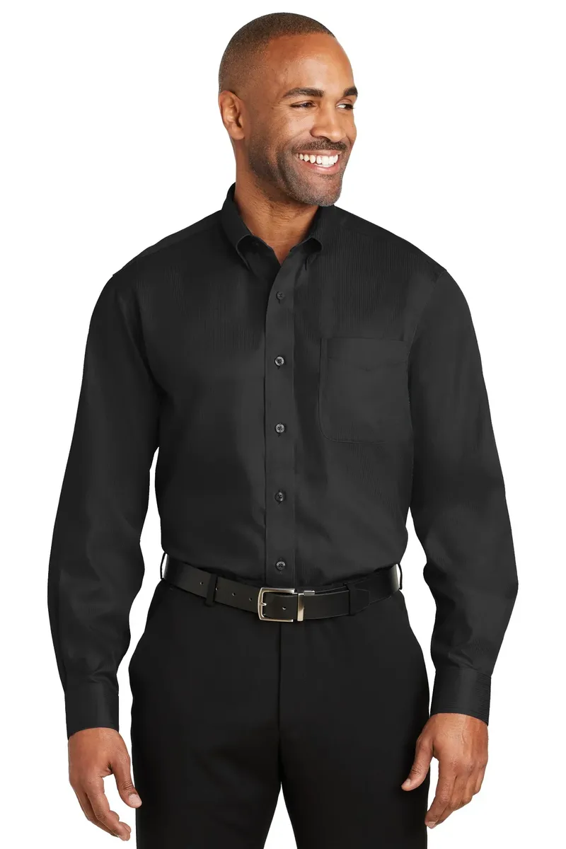 Red House® -  Dobby Non-Iron Button-Down Shirt. RH60 - additional view 2