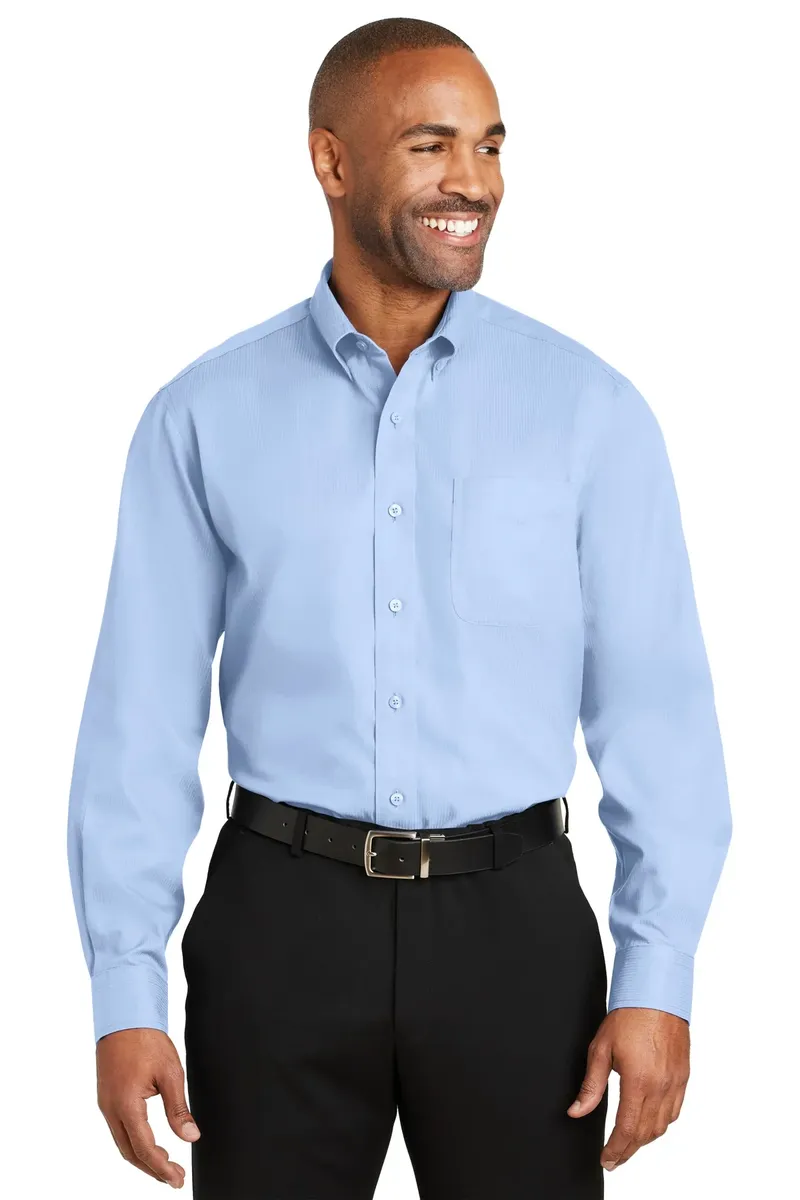 Red House® -  Dobby Non-Iron Button-Down Shirt. RH60 - additional view 1