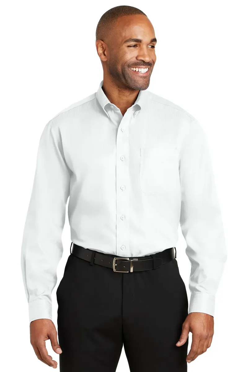 Red House® -  Dobby Non-Iron Button-Down Shirt. RH60 - additional view 3