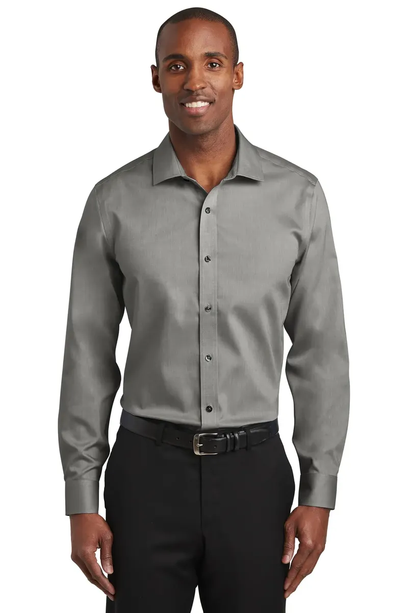 Red House®  Slim Fit Pinpoint Oxford Non-Iron Shirt. RH620 - additional view 2